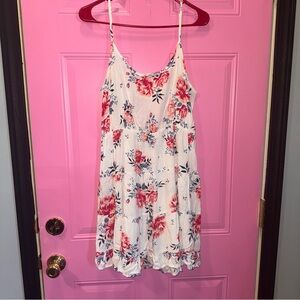 Cotton‎ On White Ruffled Tiered Sundress size Large